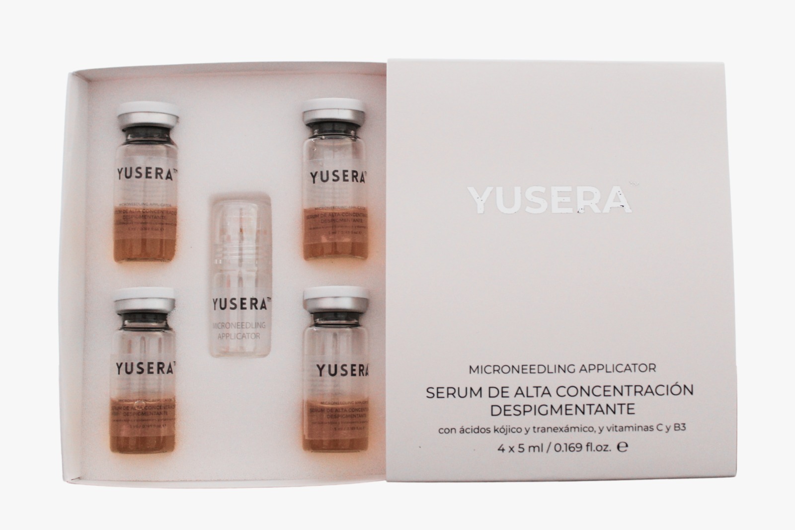 Yusera Sérum Despigmentante 4 Viales 5ml + Microneedling